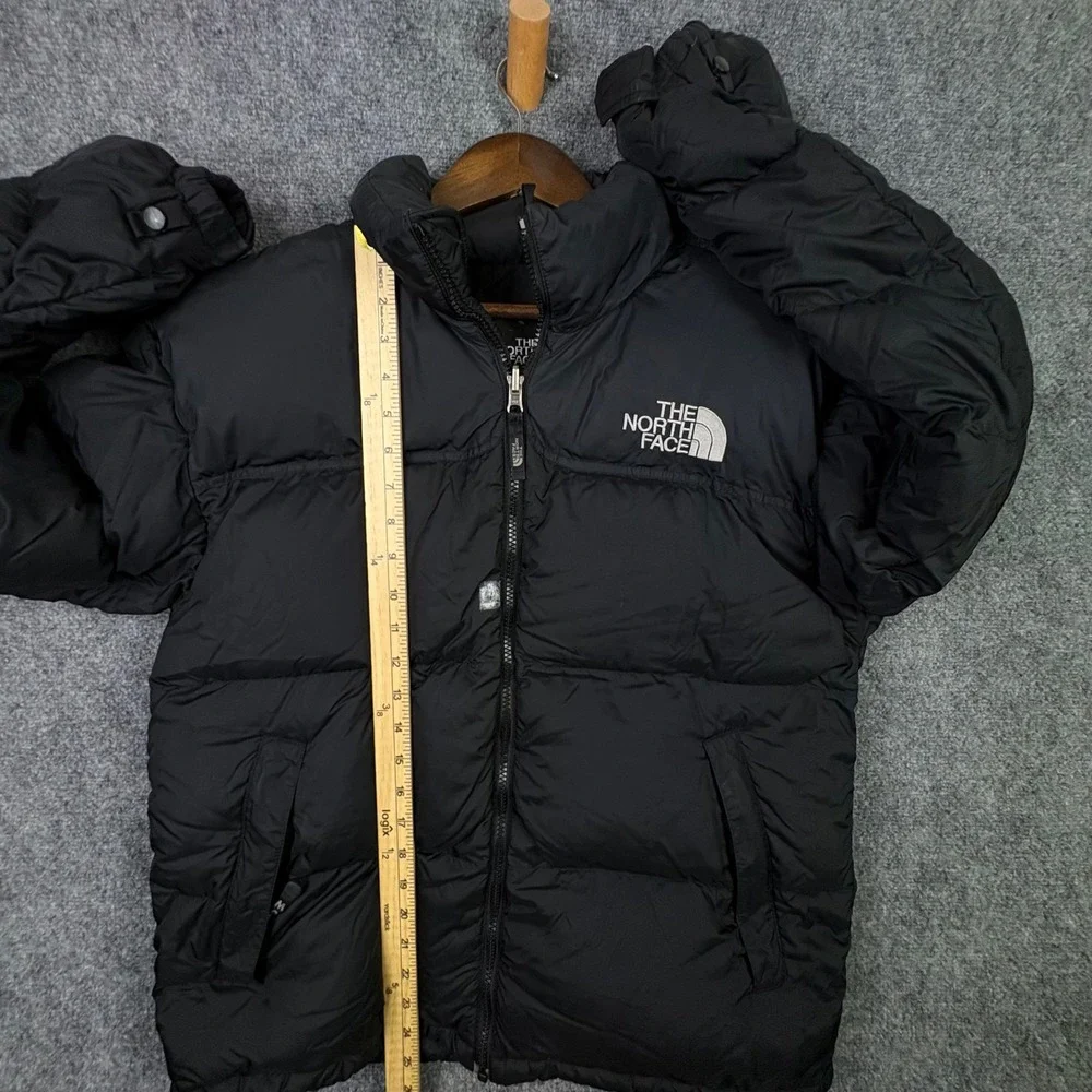 The North Face Nuptse 700 Puffer Jacket Mens L Black Down Insulated Ripstop Coat